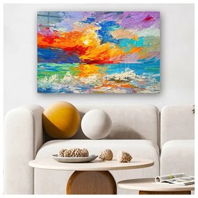 Szklany obraz 70x50 cm Abstract Sunset – Wallity