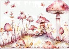 Obraz - Różowa wróżka (70x50 cm)