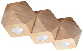 Lampa sufitowa w naturalnym kolorze 12x36 cm Vige – Nice Lamps
