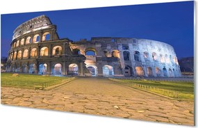 Szkło do Kuchni na Ścianę Koloseum w Blasku Zachodzącego Słońca