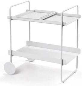 Metalowy barek na kółkach 40.5x61 cm A-Cocktail – Zone