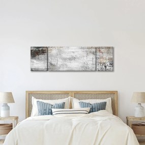 Obraz - Abstrakcyjne teksturowane płótno (170x50 cm)