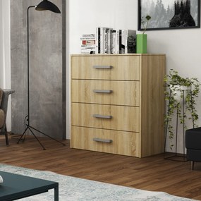 Komoda SCALINI 75 cm do Salonu Sypialni Dąb sonoma
