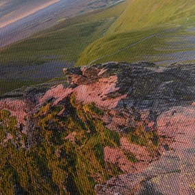 Obraz - Blencathra (z zegarem) (90x30 cm)