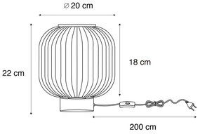 Lampa stołowa art deco mosiądz - Karel ArtDeco Oswietlenie wewnetrzne