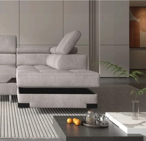 Narożnik EMPORIO L Prawostronny z funkcją spania Prawostronny w ktaninie SERENO 682 WERSAL