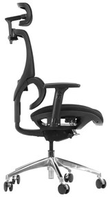 Fotel biurowy ERGONEW S1A czarny tkanina STEMA