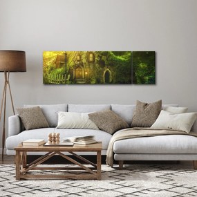 Obraz - Bajkowy las (170x50 cm)