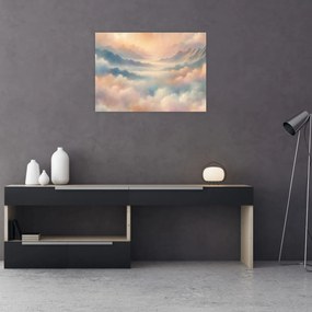 Obraz na szkle - Chmury (70x50 cm)