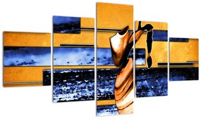 Obraz obrazu abstrakcyjnego (125x70 cm)