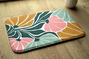 Dywanik łazienkowy Dywanik łazienkowy Kwiaty Geometryczny