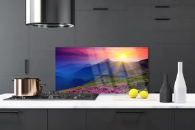 Panel Kuchenny Alpejska Łąka w Kwiatach