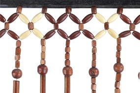 Zasłona na drzwi z drewnianych koralików, 90 x 200 cm