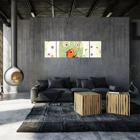 Obraz- Dusza ptaka (170x50 cm)