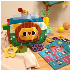 Woopie baby zabawka edukacyjna sensoryczna pani metka pudełeczko chusteczek