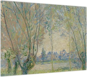 Obraz - Claude Monet, Woman Seated under the Willows, reprodukcje (70x50 cm)