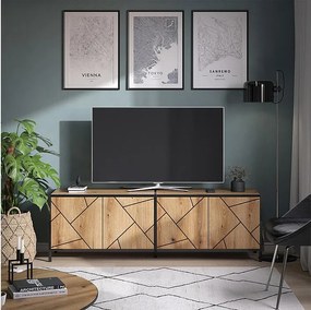 Lowboard dąb 156.8x39.7x50 hatto