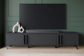 MINIO go for it, Szafka rtv HURON 180 cm czarny