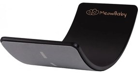Deska do balansowania z filcem 80x30cm dla dzieci. balance board czarny z filcem szarym autostrada - meowbaby®