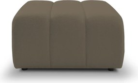 Pufa BALOO w kolorze jasnego brązu w tkaninie LAMBI 03