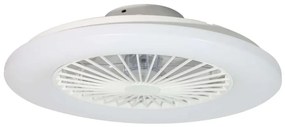 Lucci Air 513200 - LED Ściemn. lampa z wentylatorem OSLO LED/20W/230V biały + pilot