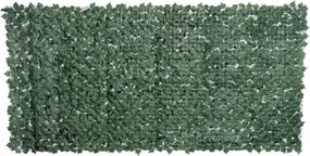 Outsunny sztuczny żywopłot dekoracja ściany 1,5 x 3 m ciemnozielony