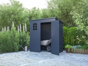 Schowek ogrodowy z antracytowej żywicy 2,09 m² - NERIO