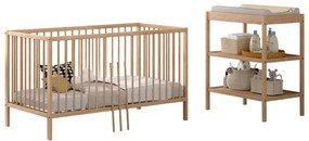 Zestaw mebli dla dzieci z litego drewna bukowego 2 szt. Dino – Vipack
