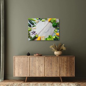 Obraz na szkle - warzywa (70x50 cm)