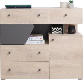 Komoda RAVENNA 110 cm do Salonu Sypialni Dąb