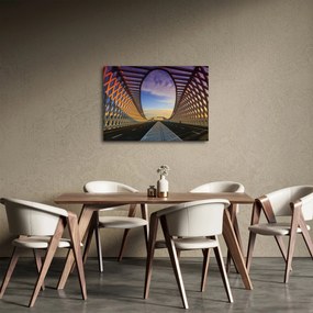Obraz nowoczesnej architektury mostowej (70x50 cm)