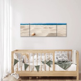 Obraz - Muszle na plaży (170x50 cm)