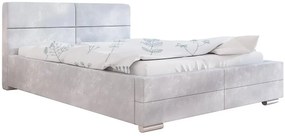 Podwójne łóżko z pojemnikiem 160x200 Erli 2X - 36 kolorów