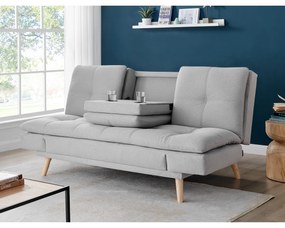 Trzyosobowa sofa ASB-4720 SIL2, jasnoszara