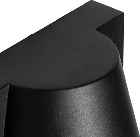 Industrialna lampa ścienna zewnętrzna czarna IP44 - Femke