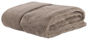 Szarobrązowy koc z mikropluszu 150x200 cm Tomo – Tiseco Home Studio
