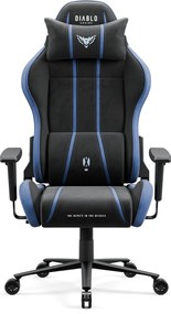 Fotel gamingowy materiałowy Diablo X-One 2.0 Normal Size, kolor night blue