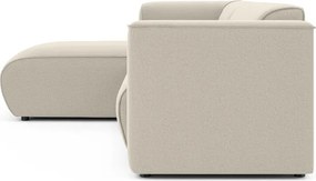 Beżowy narożnik (lewostronny/z szezlongiem) Merid – Ropez