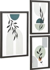 Czarne ramki zestaw 3 szt. ścienne 30x40 cm Aspen – House Nordic