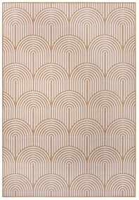 Dywan zewnętrzny dwustronny Pangli złoto-kremowy 80 cm x 150 cm