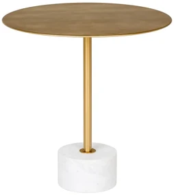 Metalowy okrągły stolik ø 51 cm Lecco – House Nordic