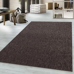 Dywan wykładzinowy na filcu Nizza brązowy melanż 280 cm x 370 cm