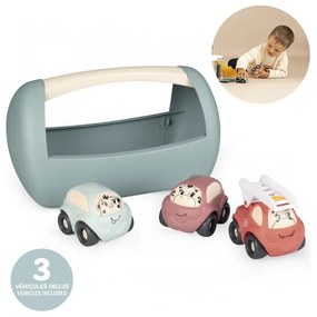 Smoby little skrzyneczka z samochodzikami vroom planet