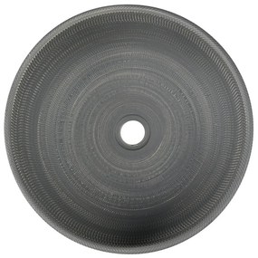 Szara ceramiczna okrągła umywalka ø 41 cm Priori – Sapho