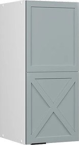 Szafka ścienna jasnoniebiesko-szary 30x34.1x72 fame-line