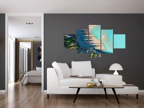 Obraz - Widok na jezioro (125x70 cm)