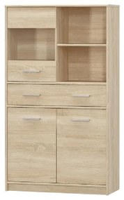 Szafka TEYO 2D1W1S, dąb sonoma