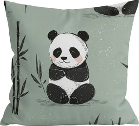 Poszewka na poduszkę z mikrofibry PANDA RELAX 45x45 cm, miętowy