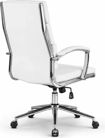 Fotel obrotowy Bralani z ekoskóry – ergonomiczny i komfortowy do biura lub domu