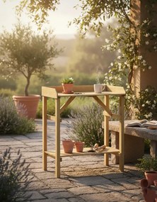 Drewniany stolik ogrodniczy W5-P90